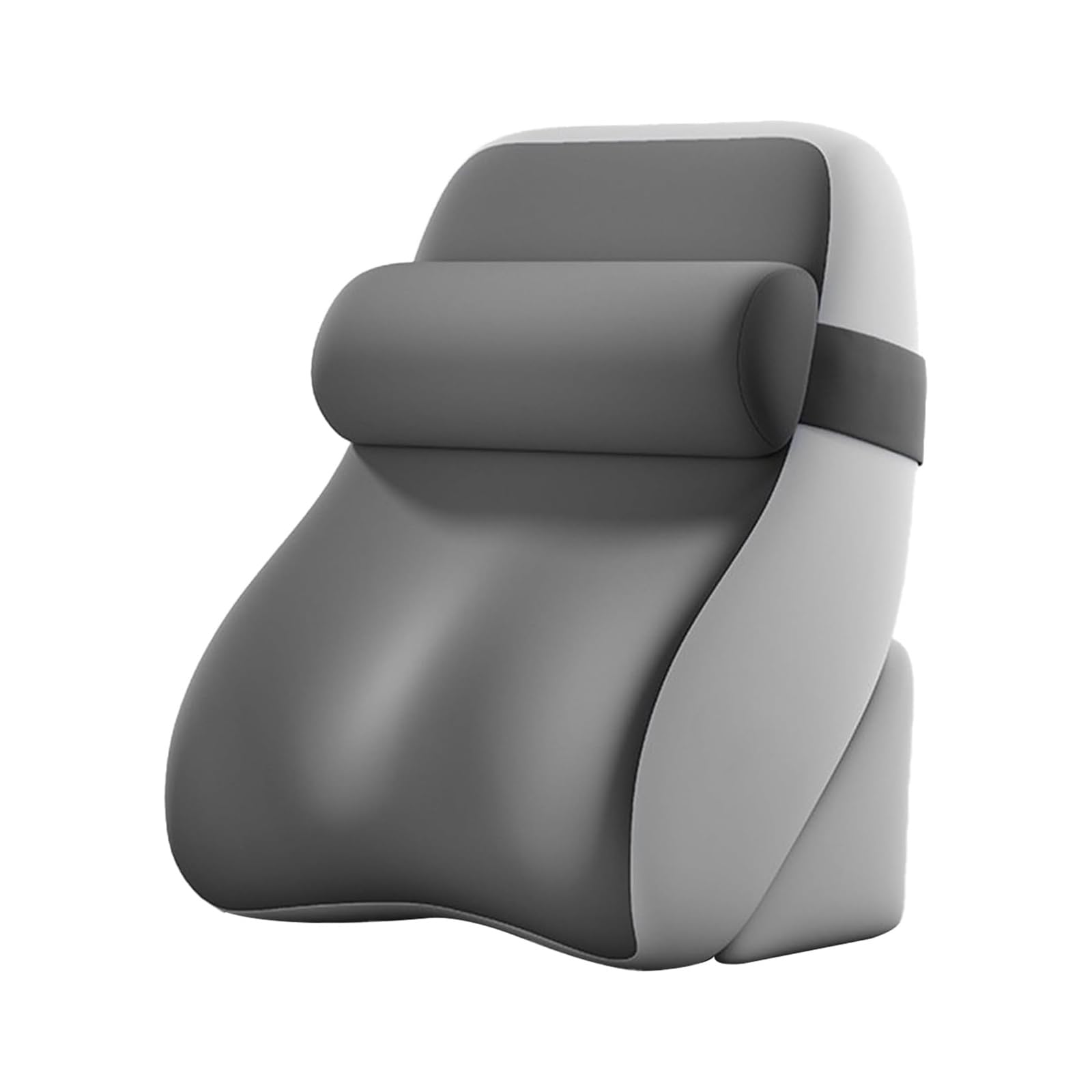 CojíN De Apoyo Con Forma De CuñA,Para Cama Soporte Elevar Las Piernas Y ReposapiéS,Respaldo Ajustable El Cuello,Funda Almohada Lavable,Ideal Dormir,Leer O Sentarse(Size:41*60*38cm,Color:Gray)