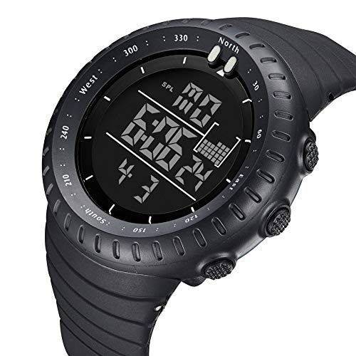 Preisvergleich Produktbild SW Watches Biden Herren Digitaluhren Männer Sport Armbanduhren Silikonband Multifunktions Wasserdicht Kalender Racing Elektronische Uhr