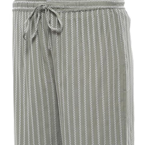 Image of BIBA Women Mid Rise Cotton Straight Palazzo