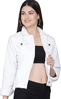 funday fashion Women's Cotton Blend Blouson Fur Standard Length Jacket-picture-42