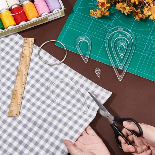 Modèles de matelassage en acrylique NBEADS pour patchwork bricolage et scrapbooking - 4