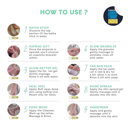 Image of Mintree USA Tan Fading Manicure Pedicure Kit for Women and Men with White Mulberry, Licorice Root and Aloe Vera | Exfoliating Mani Pedi Kit for Cleansing and Smoothing | All Skin Types