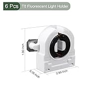 Vista 2 de YOKIVE 6 soportes de luz fluorescente, base G13 T8, piezas de repuesto de luz de enchufe sin derivación, ideal para el hogar, oficina