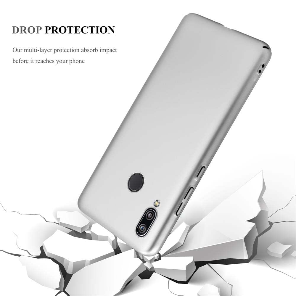 Cadorabo Custodia Per Huawei P20 Lite – Grigio Metallizzato, Cover Sottile In Silicone TPU Antiurto, Bordo Protettivo 1,2 Mm - 3