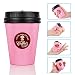 Lavince Kawaii Jumbo Squishies Coffee Cup Super Slow Rising Squishy Stress Relief Toys Mini Squishy Donuts Scented Silly Squishies Keychain for Kids and Adults(Pink)