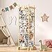 COSYLAND Stuffed Animal Storage Tower - Stuffed Animal Holder with Elastic Band for Playroom Bedroom Nursery - Space-Saving Free-Standing Stuff Toy Cage