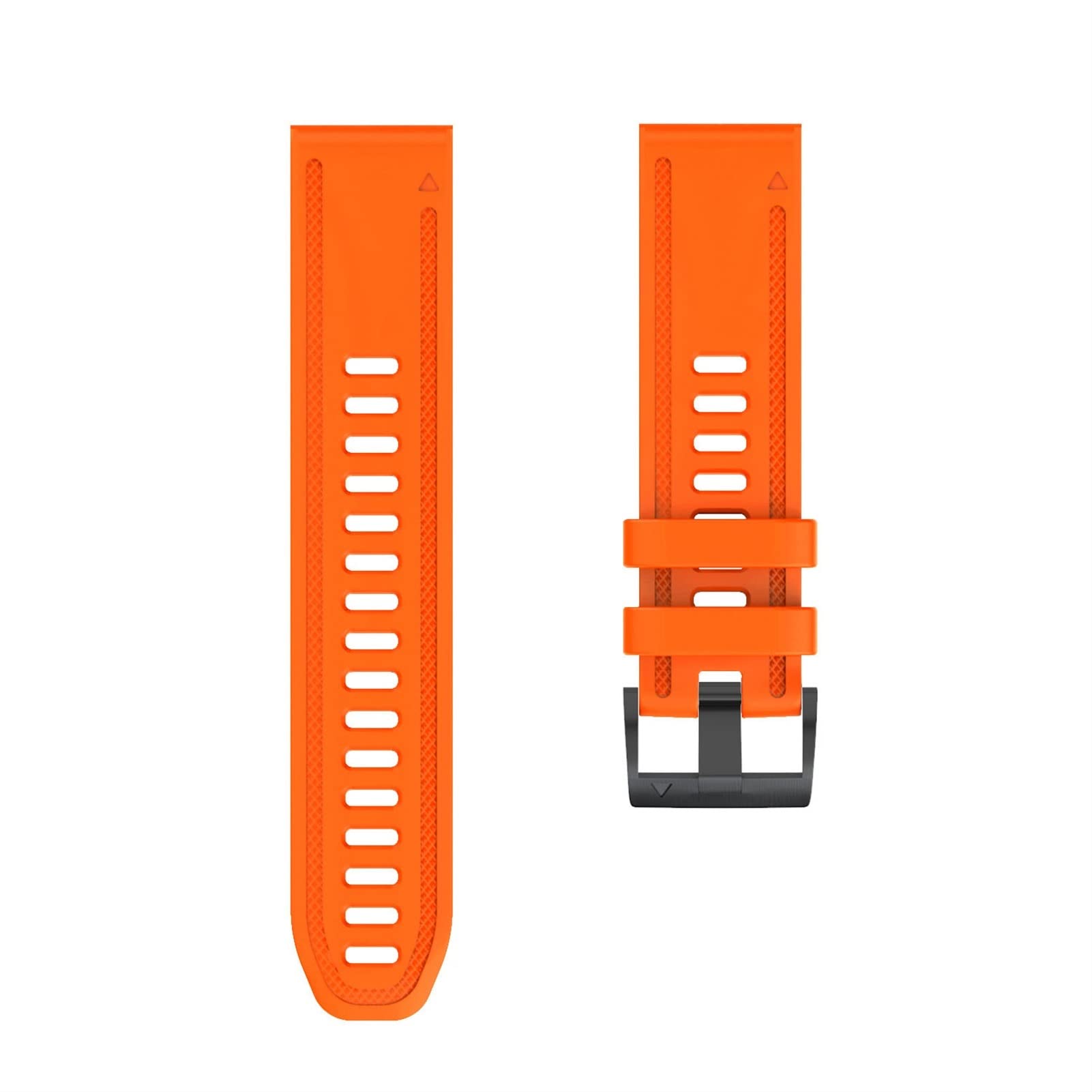 COOVS Quick Release Watch Band Silicone Bracelet for Garmin Fenix 7S 5S 5S Plus 6S 6S Pro Bracelet Sport Wrist Strap (Color : Orange, Size : 20mm Fenix 7S)