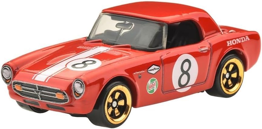Image of Premium Silver Series Rally Racers Die-Cast Cars | 1:64 Scale Collectible Vehicles (Honda S800)