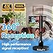 Digital TV Antenna Indoor for Smart TV HDTV Television, Strong Magnetic Base and 360° Reception, Support Free Local 4K 1080P Channels Easy Installation with 16FT Coax Cable