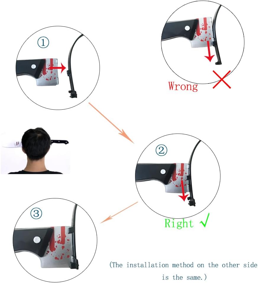 YXI 3Pcs Halloween Headbands + 30Pcs Temporary Tattoos, Halloween Party Props, Novelty Decorations - Image 3