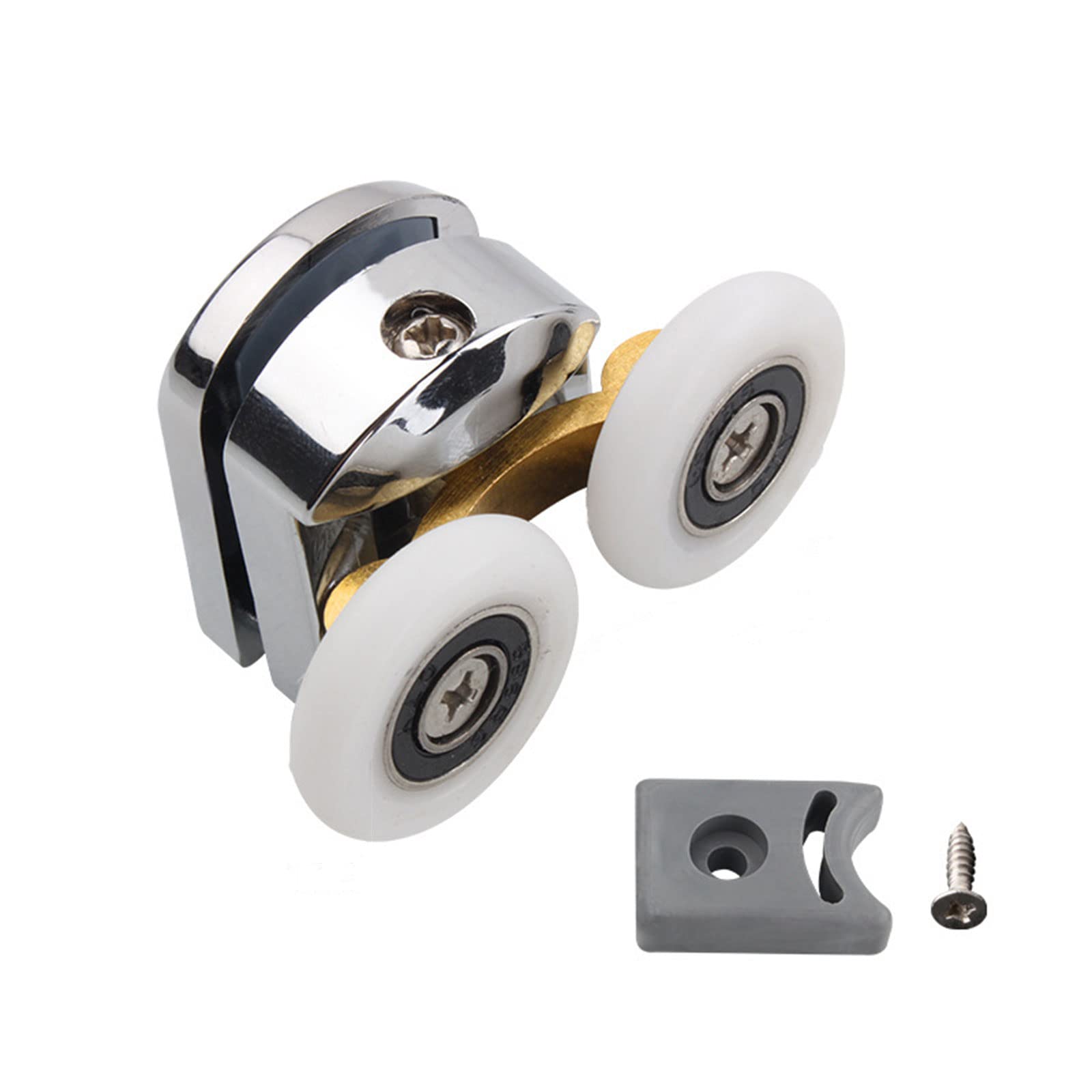 Shower Door Sliding Glass Door Pulleys Replacement Bearing Rollers Runner Shower Room Cabins Swinging Pulley Sliding Pulleys Glass Bearing Rollers