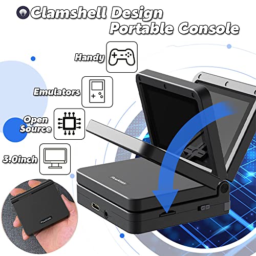 V90 Handheld Game Console 3 inch Retro Clamshell Games Consoles Built