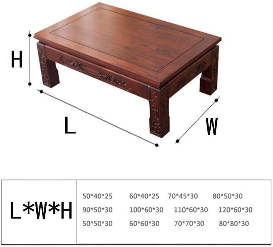 Table basse en forme de baie vitrée pour coin thé et table d'appoint salon - 3