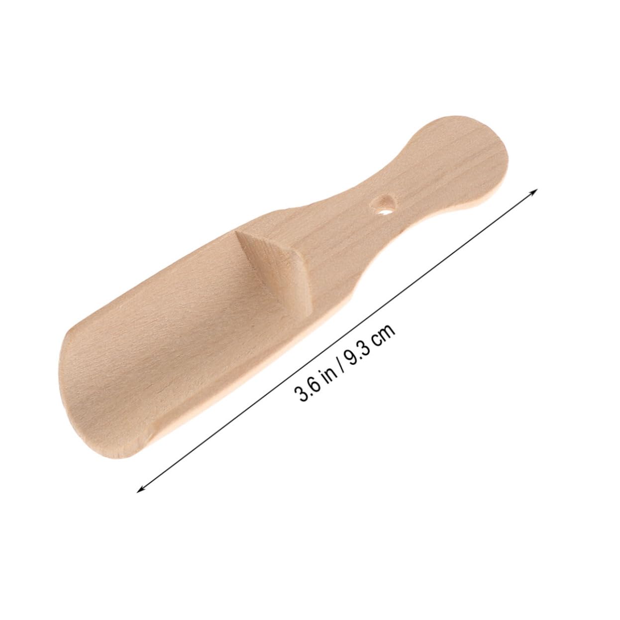 Luxshiny 2pcs Natural Salt Scoop Salt Spoon for Bath Teaspoon Shovel for Kitchen