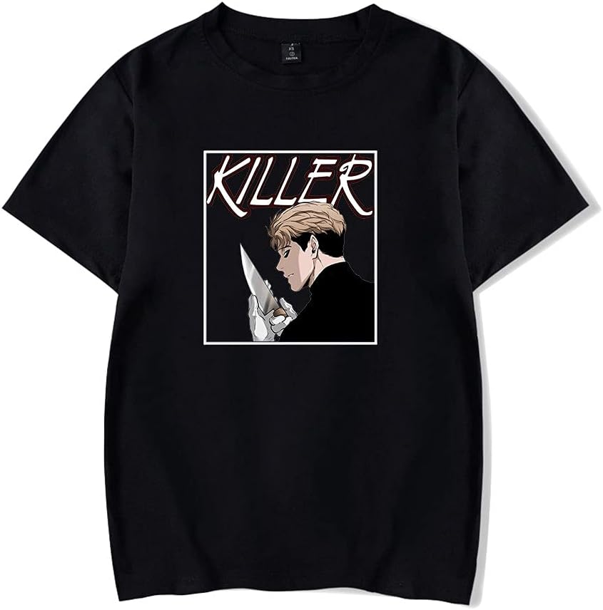 WJHYWDH 2021 New Anime T-Shirt Killing Stalking Casual Short Sleeved T Shirt Unisex Tee