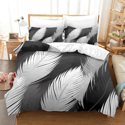 Housse de couette plumes microfibre super douce haut de gamme