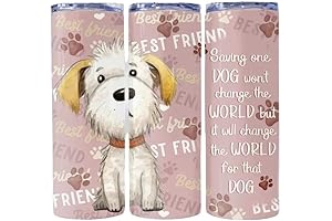 Rescue Dog Tumbler Sublimation Wrap - Ready to Press Dog Mom Dog...