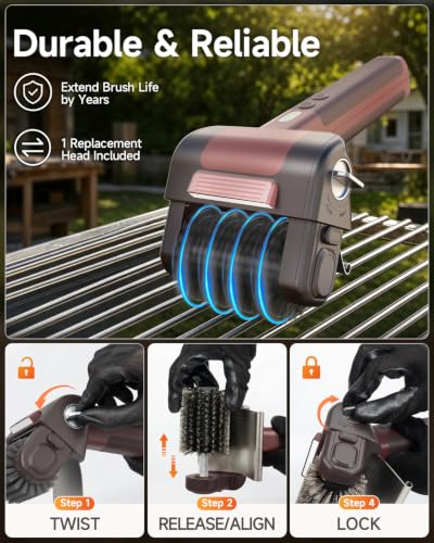  Electric BBQ Grill Brush - image 8