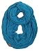 S1-6100-46 Funky Junque Infinity Scarf - Teal (Solid)