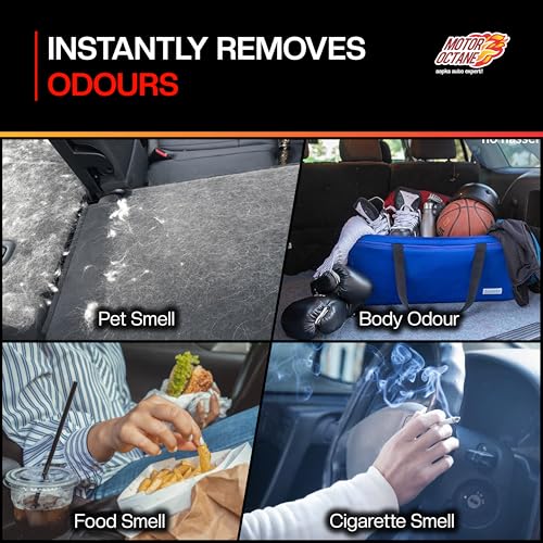 Image of Car Air Refresher & Sanitizer Spray | 100ml (115g) | AC Disinfectant, Sanitizes Cabin, Eliminates Odour, Refreshing Citrus Fragrance, Fresh New Car Smell | Single-Use Pack