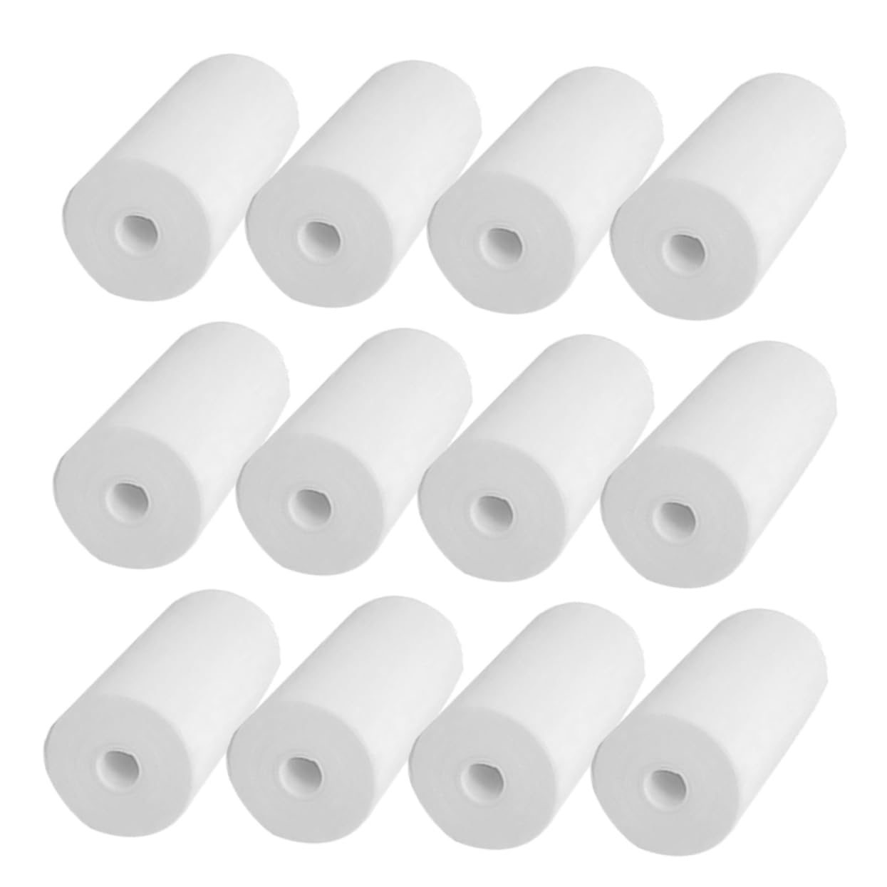 VILLCASE Thermal Paper Rolls 20pcs 55mm Wide Cash Register Paper for Credit Card Machine
