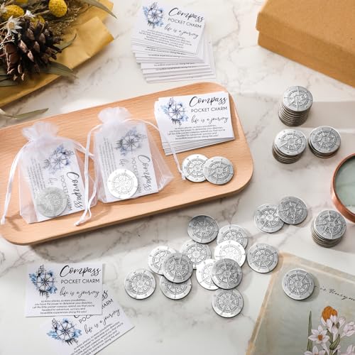 50 Sets de Brújulas de Bolsillo Beeveer con Accesorios miniatura 5