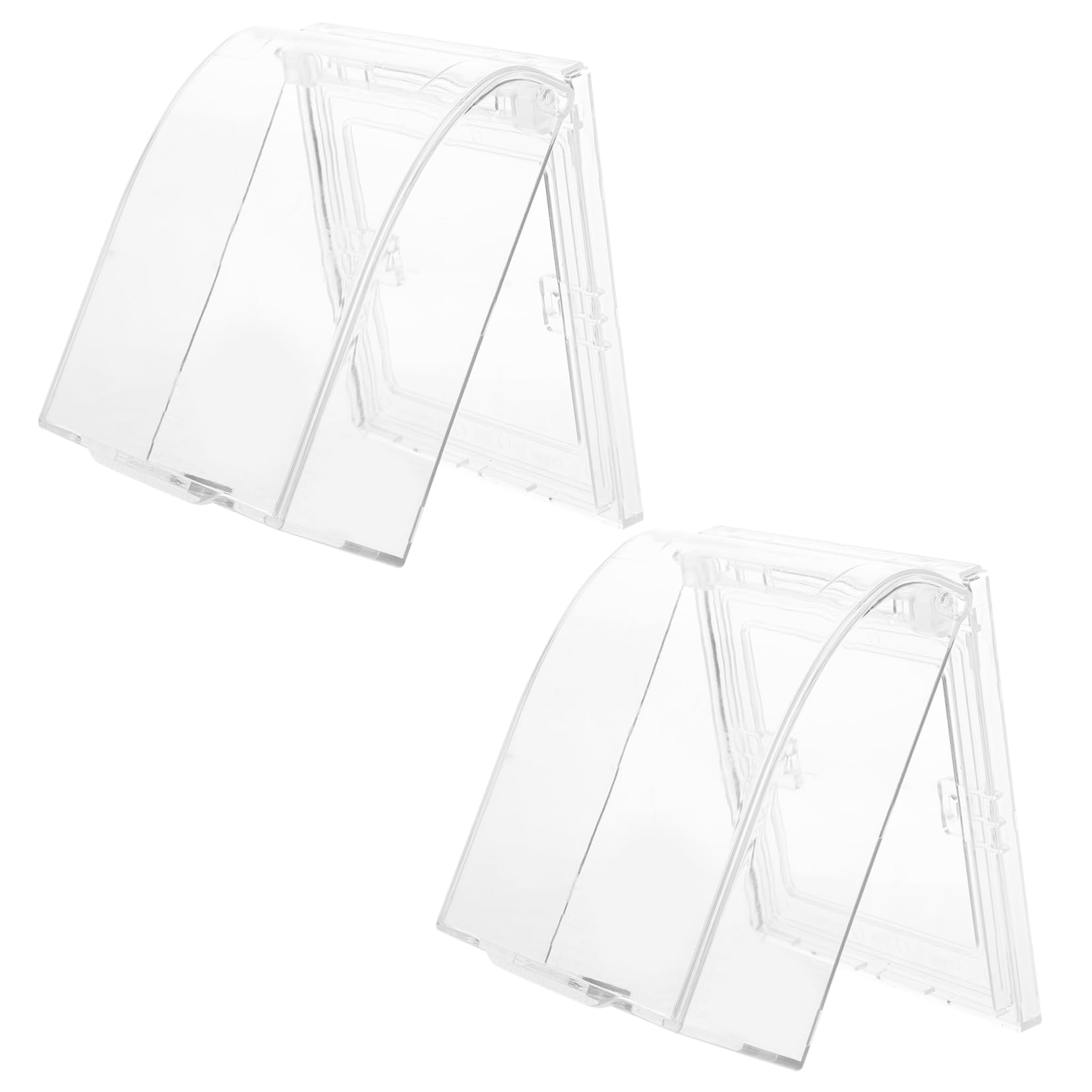 VILLCASE 10 piezas Protector Enchufe Infantil Transparente para Interruptor Pared Seguridad para Estándar Instalación Protección Duradera para Pequeños