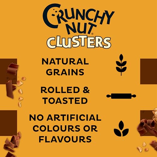 Kellogg's Crunchy Nut Chocolate Clusters, 400g