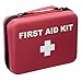 MFASCO Empty First Aid Kit Case - Holds Supplies for 50 People - 3 Clear Pockets - Sturdy EVA Container - 10