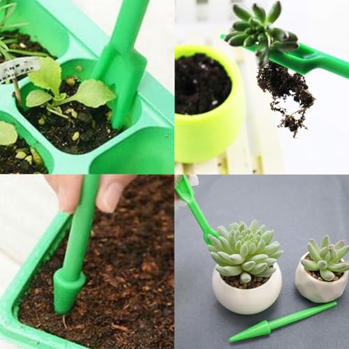 Kit de herramientas mini jardín suculentas 8 piezas miniatura 7