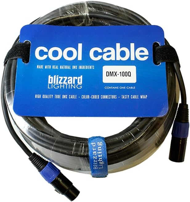 Blizzard Lighting DMX100Q 100 Foot 3-Pin DMX Cable