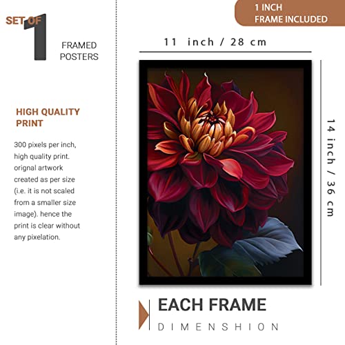 Image of kotart Modern Wall Art Framed Painting for Wall Decoration - Wall Paintings for Living Room, Bedroom Combo48 (Black, Framed) Set of 3 (Art 1)
