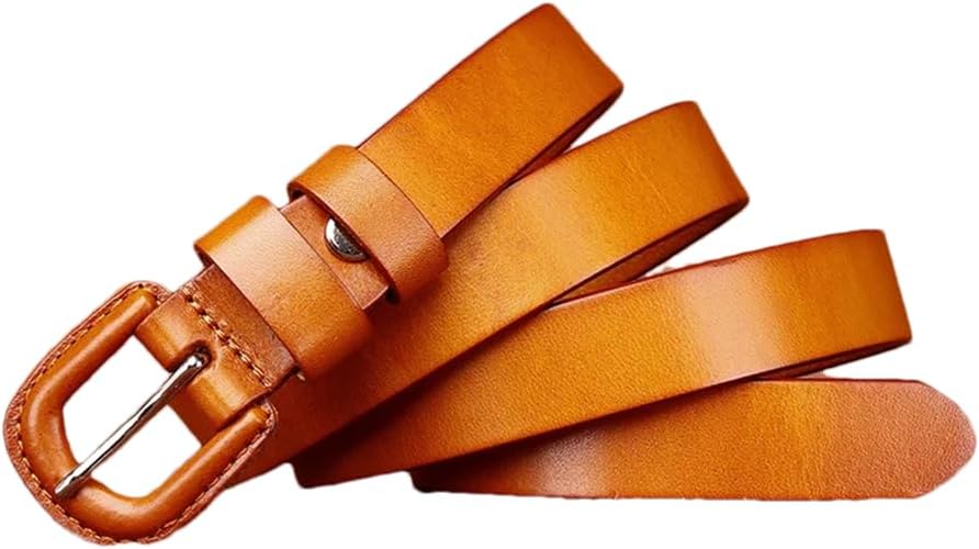 Women's Vintage Cowhide Pin Buckle Belt Simple All-Match Belt
