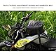 WILD HEART Motorrad-Hecktasche/Tanktasche, Wasserdicht, Multifunktionale Rücksitz-Gepäck-Satteltaschen für Motorräder 6L (Seil Schwarz)