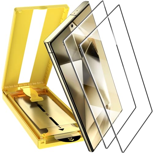 Protection écran Samsung S24 Ultra anti-poussière avec pose facile automatique
