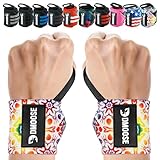 DMoose Fitness Wrist Wraps – Premium Quality, Strong Fastening Straps, Thumb Loops – Maximize Your Weightlifting, Powerlifting, Bodybuilding, Strength Training & Crossfit …