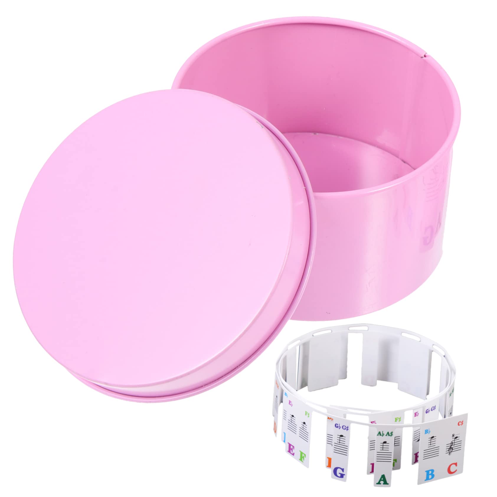 BESTonZON Boys and Girls Piano Learning Tool Piano Keyboard Sticker Storage Case 61 Notes for Piano Practice