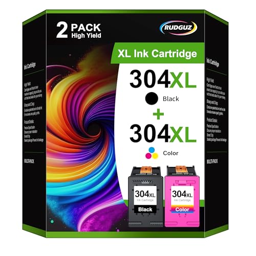 Cartouches 304 XL haute capacité RUDGUZ pour des impressions nettes et durables