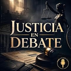 Justicia en Debate Podcast Por Podlatino arte de portada