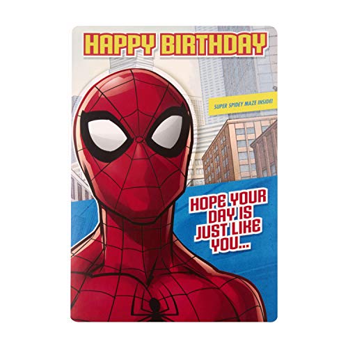 Carte Spiderman Marvel pour une fête d'anniversaire d'enfant réussie
