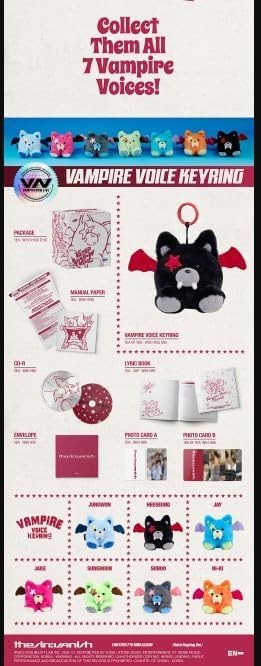 ENHYPEN VoiceKeyring ジョンウォン ENHYPEN - 7th Mini Album [THE SIN : VANISH] Voice Keyring Version