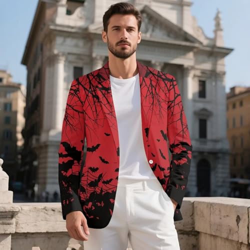 Yewattles Mens Blazers Slim Fit Business Casual Men Suit Sport Coat One Button Travel Blazer Lightweight Suit Jacket2