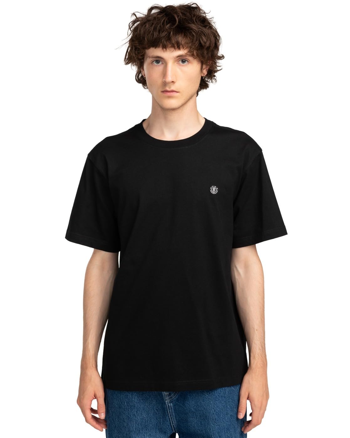 Element Men's Noir T-Shirt Elet Icon Embroidery