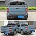 Lcojicep Car Tail Light Cover Trim Compatible with Ford Maverick 2022-2025 Rear Taillight Lamp Frame Cover Rear Headlight Frame Protection Cover Exterior Decoration Accessories (Matt Black)