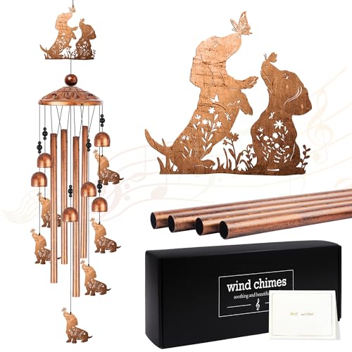 Dachshund Outdoor Metal Wind Chime