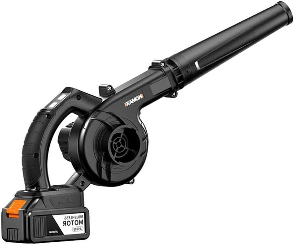 Cordless Garden Blower 2-in-1 Electric Leaf Blower and Vacuum for Clean Pet Hair Cars Furniture Workshops Various Corners Etc Battery1 53pa (Battery2 43pa) (Battery*2 53pa)