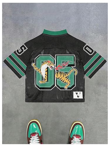 Men's Number Graphic Jersey Shirts Oversized Y2K Graphic Short Sleeve Streetwear Tee Shirt Top2