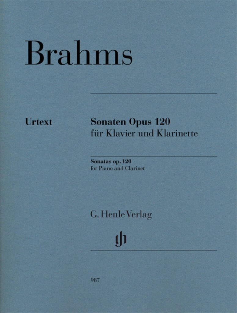 Sonatas - op. 120 - clarinet and piano - revised edition - ( HN 987 )