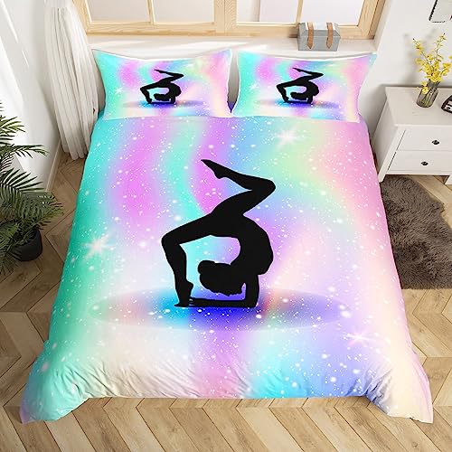 Space Star Glitter Bedding Set Single