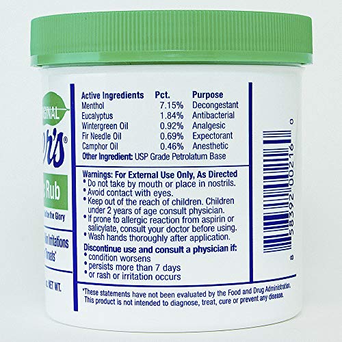 Unkers Therapeutic Rub for Joint Pain, Sore Muscles, Burn Cream, or Calm Your Cough 13.5 ounces